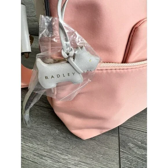 RADLEY London Alpha Road Nylon Medium Zip Top Multiway Melon shoulder bag